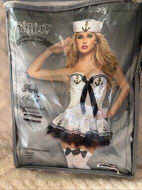Spirit White and Black Paris Sailor Costume